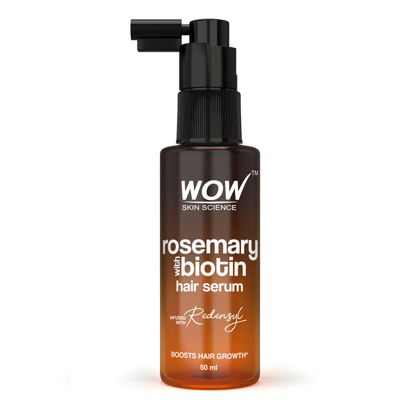 WOW Hair Serum | Rosemary & Biotin | Stimulates Hair Growth | Strengthens Weak Hair | 50 ml