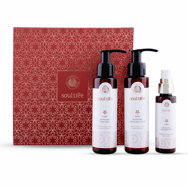 Revitalising Body Care Gift Box | Body Wash | Hand & Body Lotion | Face & Body Mist | Set of 3