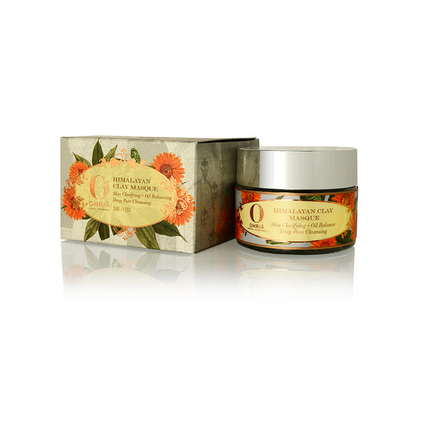 Ohria Ayurveda Himalayan Clay Masque | Deep Pore Cleansing | 50 g