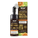 WOW Vitamin C Face Wash with Built-In Face Brush | Reduce Dullness & Acne Spots | 150 ml
