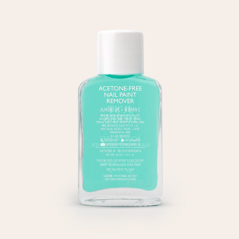 Nail Polish Remover | Almond Oil And Vitamin-E | Acetone Free | 30 ml