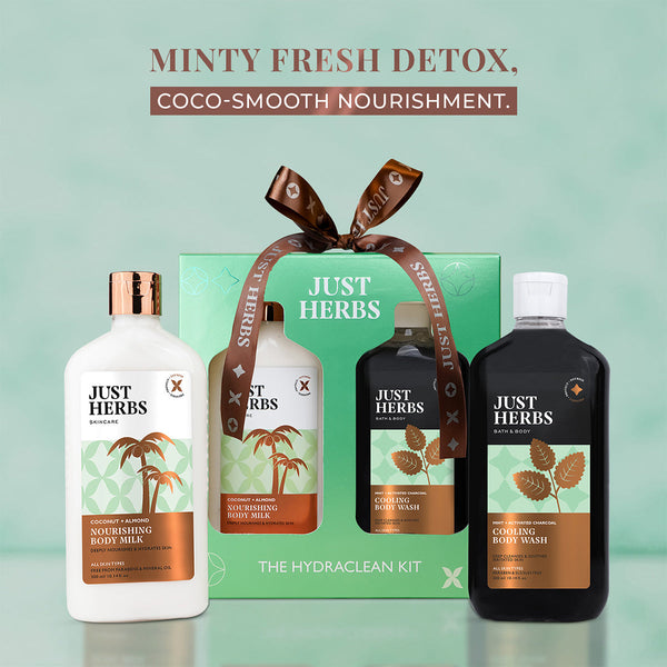 Festive Gift Hamper | Detox & Nourish | Body Wash & Body Milk | Set of 2