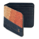 Cork Men Bi-Fold Wallet | Prussian Blue