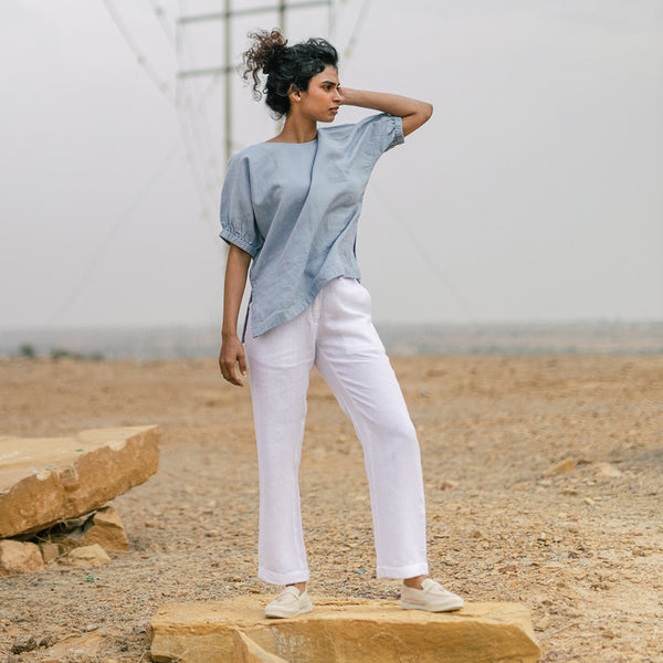 Linen Trouser for Women | White