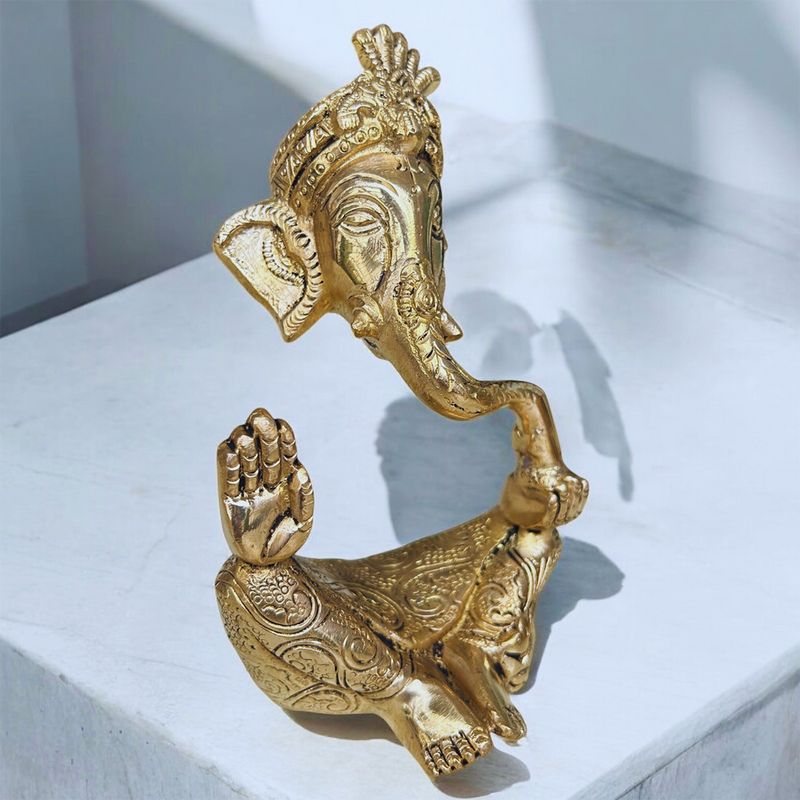 Brass Ganesha showpiece