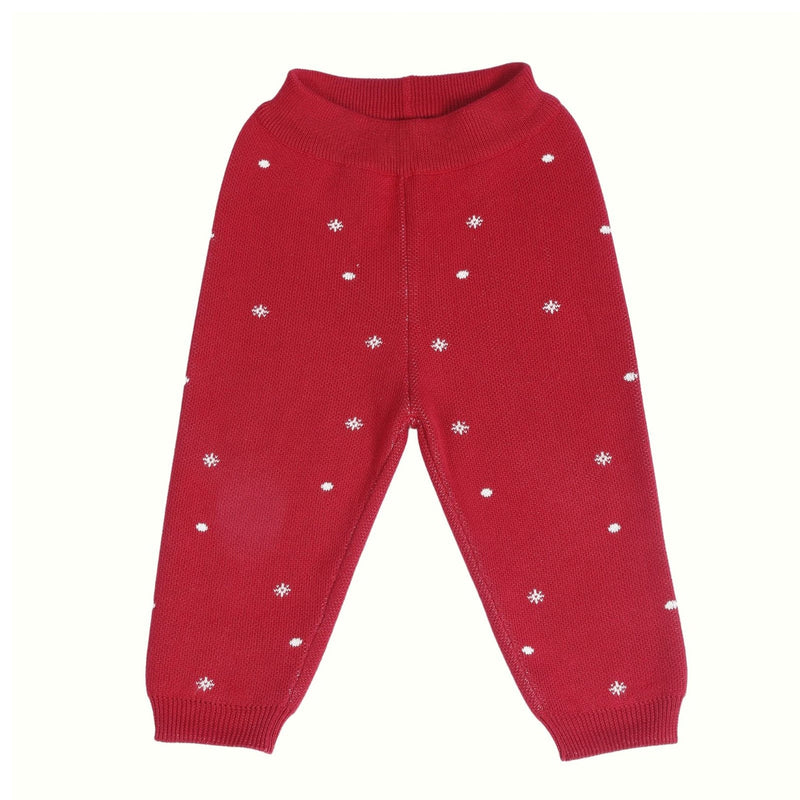 Cotton Clothing Set for Kids & Babies | Reindeer Design | Red