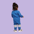 Clothing Set For Babies & Kids | Ecological Cotton | Giraffe Design | Blue