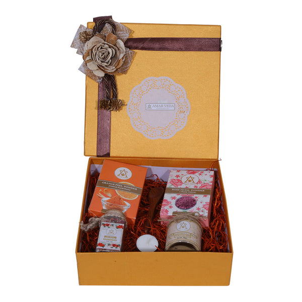 Festive Gift Box | Skin Glowing Ayurveda Ritual Set | Set of 5