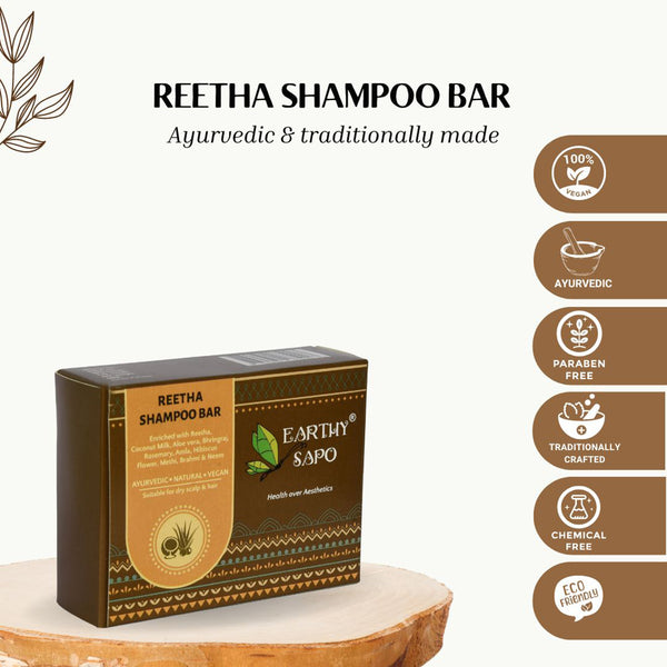 Reetha Shampoo Bar | Preservative Free | 100 g