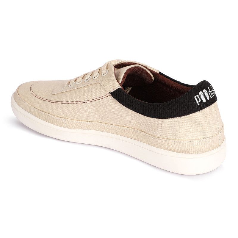 Paaduks Canvas Sneakers for Women | Beige