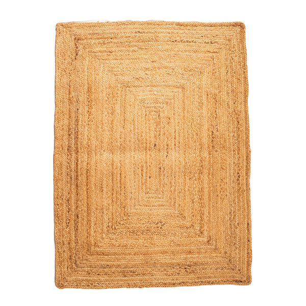 Jute Floor Rectangle Carpet | Beige | Ultra Large - 4 x 3 Feet