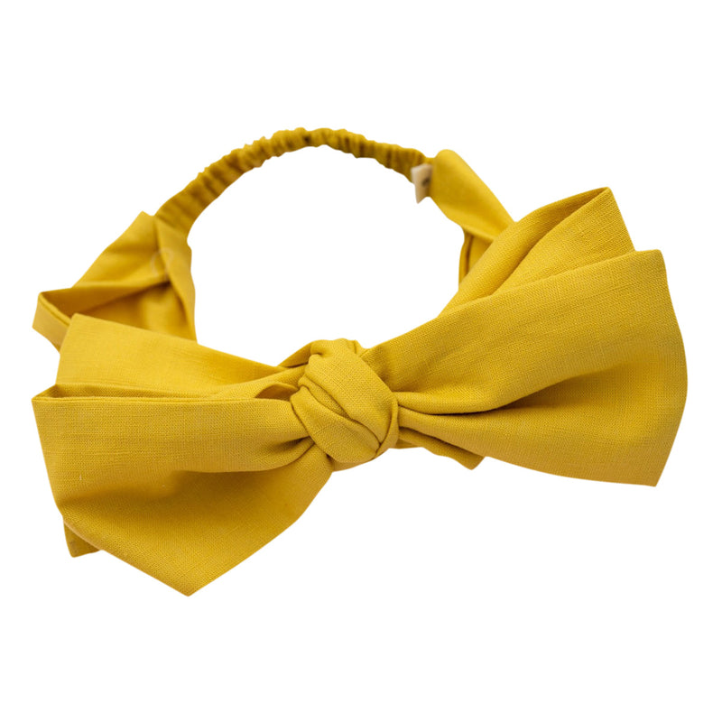 Hairband For Baby Girl & Kids | Cotton | Yellow