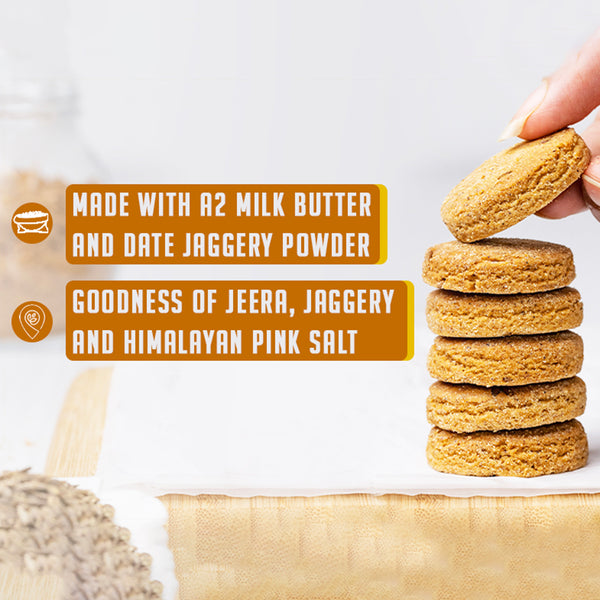 Jeera Biscuits | No Sugar & No Wheat | 200 g