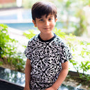 Cotton Abstract T-Shirt For Kids | Pack Of 4