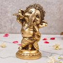 Brass Ganesh Murti | Baby Dancing Design | 14 cm