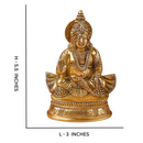 Brass Kuber Idol | Gold | 14 cm