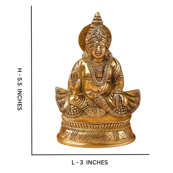 Brass Kuber Idol | Gold | 14 cm