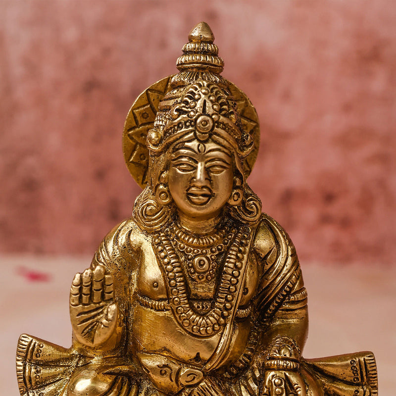 Brass Kuber Idol | Gold | 14 cm