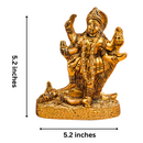 Brass Kali Mata Idol | Gold | 13 cm