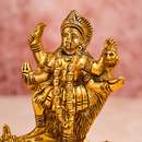 Brass Kali Mata Idol | Gold | 13 cm