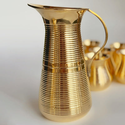 Brass Jug | Gold | 8 inches