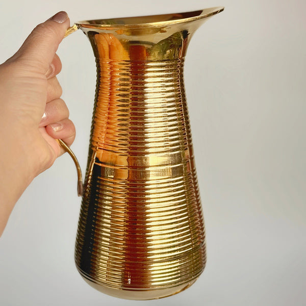 Brass Jug | Gold | 8 inches