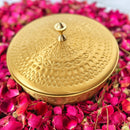 Brass Masala Dabba | 7 Spice Containers | Gold | 8 inches