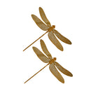 Iron Wall Accents | Dragon Fly Design | Gold