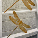 Iron Wall Accents | Dragon Fly Design | Gold