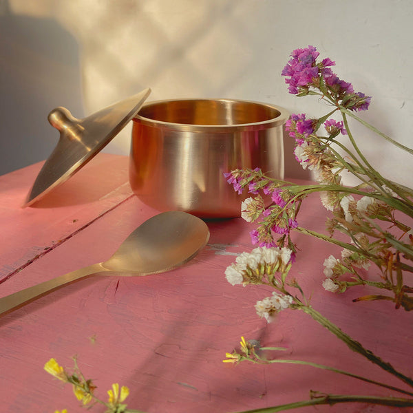 Festive Gifts | Bronze Serving Bowls with Ladle | Set of 6