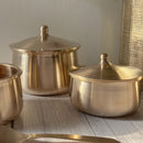 Bronze Serving Bowl Set | Gold