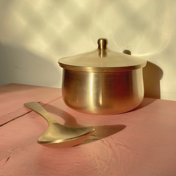 Bronze Serving Bowl with Ladle | Small, Medium, Large