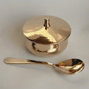 Bronze Serving Bowl Set | with Ladles | Gold | 6 Pcs