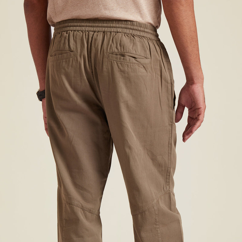 Organic Cotton Joggers for Men | Relaxed-Fit | Brown