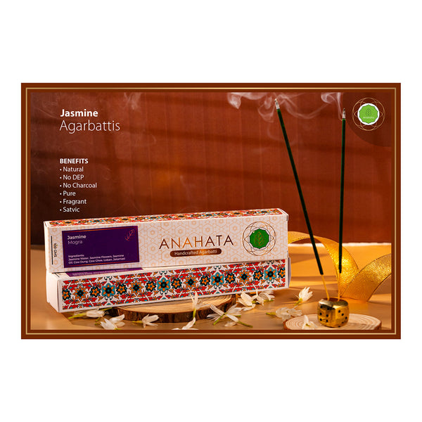 Organic Agarbatti Incense Sticks | Jasmine | 100 g