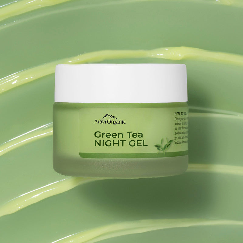 Night Gel Cream | Vitamin C & Green Tea | Dark Spots & Pigmentation | 50 ml