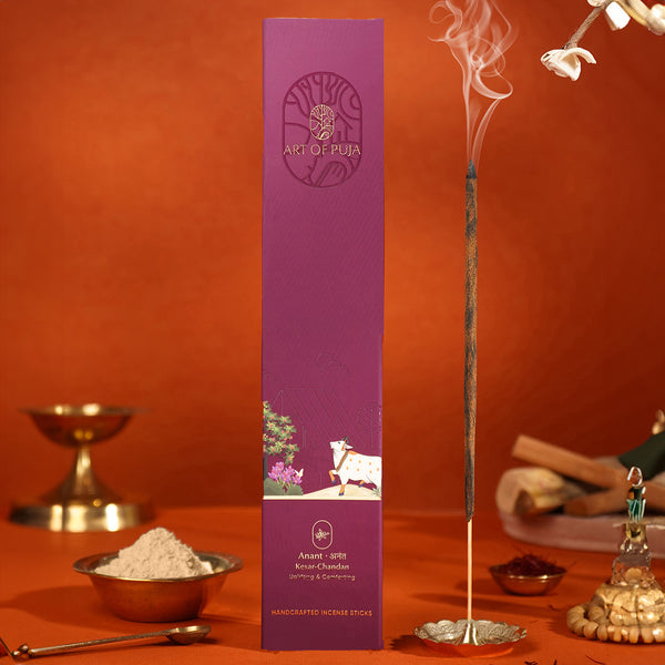 Kesar Chandan Incense Sticks | Anant | 30 Sticks