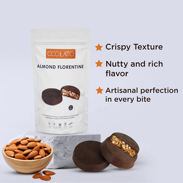 Almond Florentine | 4 Pcs | 120 g