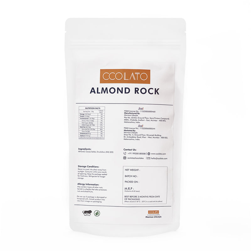 Almond Rock | Dark Chocolate | 7 Pcs | 105 g