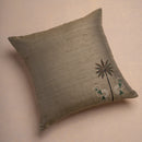 Silk Cushion | Tribal Tales | Pista Green | 46 x 46 cm