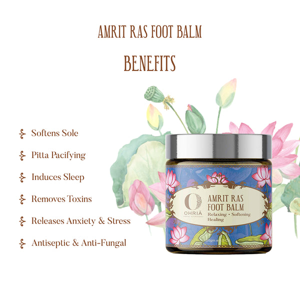 Ohria Ayurveda Foot Balm | Relaxing & Softening | 100 g
