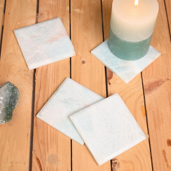 Amazonite Coaster | Green | Set of 4