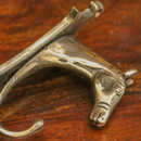 Brass Horse Hook | Golden.