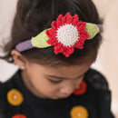 Cotton Hair Accessories for Girls | Hairband & Clips | Floral Design | Multicolour