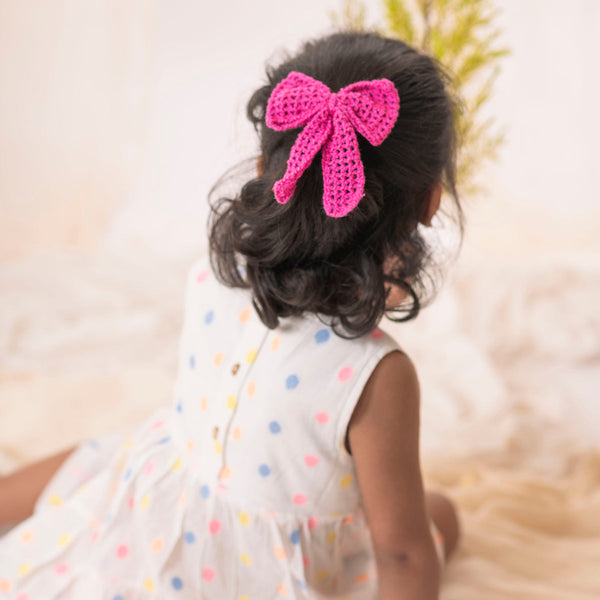 Cotton Hair Accessories for Girls | Scrunchies & Hair Bow | Multicolour