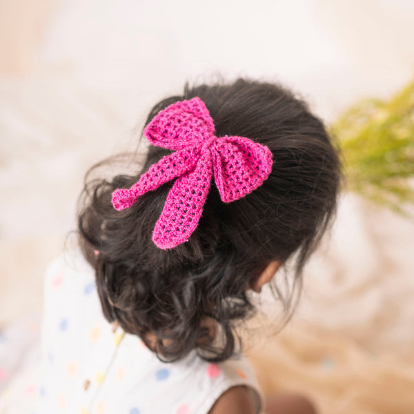 Cotton Hair Accessories for Girls | Scrunchies & Hair Bow | Multicolour