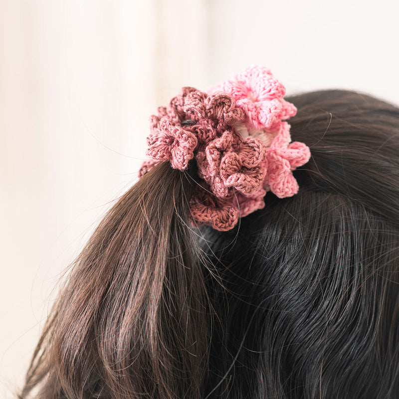Cotton Hair Accessories for Girls | Bow & Scrunchies | Multicolour