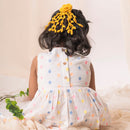 Cotton Hair Clips for Girls | Heart & Floral Design | Multicolour