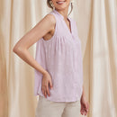 Organic Cotton Women Shirt | Sleeveless | Lavender