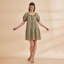 Bamboo Bemberg Short Dress for Women | Sage Green